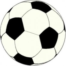 Детский ковер Футбольный мяч графит 30765-07