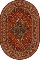 Шерстяной ковер Isfahan oval Leyla ruby Польша